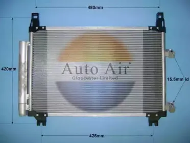 Конденсатор, кондиционер AUTO AIR GLOUCESTER купить