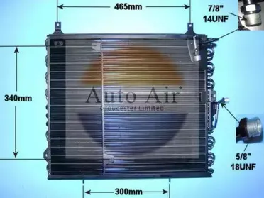 Конденсатор, кондиционер AUTO AIR GLOUCESTER купить