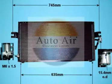Конденсатор, кондиционер AUTO AIR GLOUCESTER купить