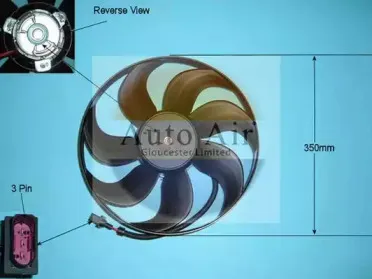 Электродвигатель, вентилятор радиатора AUTO AIR GLOUCESTER купить