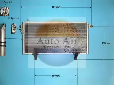 Конденсатор, кондиционер AUTO AIR GLOUCESTER купить