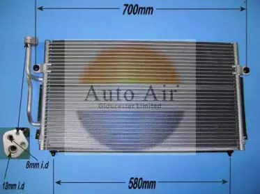 Конденсатор, кондиционер AUTO AIR GLOUCESTER купить
