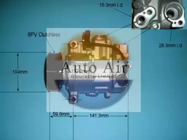 Компрессор, кондиционер AUTO AIR GLOUCESTER купить