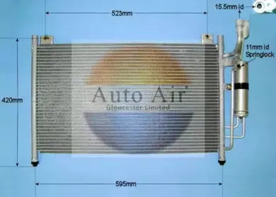 Конденсатор, кондиционер AUTO AIR GLOUCESTER купить