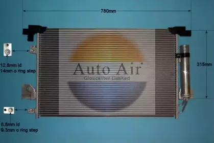 Конденсатор, кондиционер AUTO AIR GLOUCESTER купить