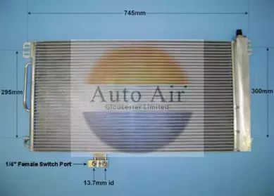 Конденсатор, кондиционер AUTO AIR GLOUCESTER купить