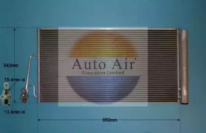 Конденсатор, кондиционер AUTO AIR GLOUCESTER купить