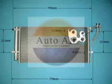 Конденсатор, кондиционер AUTO AIR GLOUCESTER купить