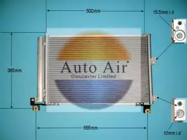Конденсатор, кондиционер AUTO AIR GLOUCESTER купить