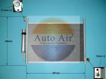 Конденсатор, кондиционер AUTO AIR GLOUCESTER купить
