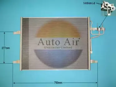 Конденсатор, кондиционер AUTO AIR GLOUCESTER купить