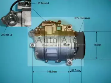 Компрессор, кондиционер AUTO AIR GLOUCESTER купить
