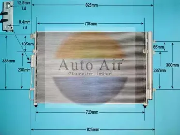 Конденсатор, кондиционер AUTO AIR GLOUCESTER купить