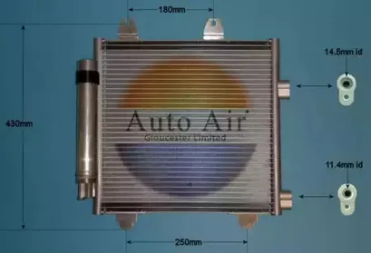 Конденсатор, кондиционер AUTO AIR GLOUCESTER купить