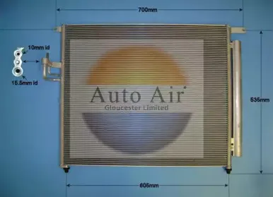 Конденсатор, кондиционер AUTO AIR GLOUCESTER купить