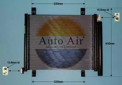 Конденсатор, кондиционер AUTO AIR GLOUCESTER купить