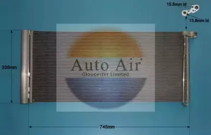 Конденсатор, кондиционер AUTO AIR GLOUCESTER купить