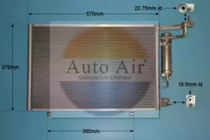 Конденсатор, кондиционер AUTO AIR GLOUCESTER купить