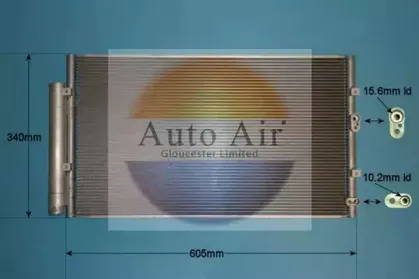 Конденсатор, кондиционер AUTO AIR GLOUCESTER купить