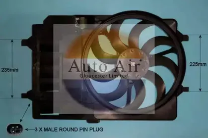Электродвигатель, вентилятор радиатора AUTO AIR GLOUCESTER купить