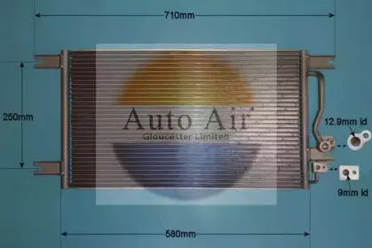 Конденсатор, кондиционер AUTO AIR GLOUCESTER купить