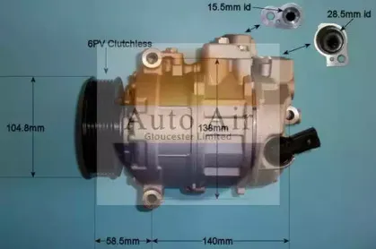 Компрессор, кондиционер AUTO AIR GLOUCESTER купить