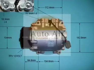 Компрессор, кондиционер AUTO AIR GLOUCESTER купить
