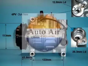 Компрессор, кондиционер AUTO AIR GLOUCESTER купить