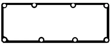 Прокладка клапанної кришки металева BGA купить