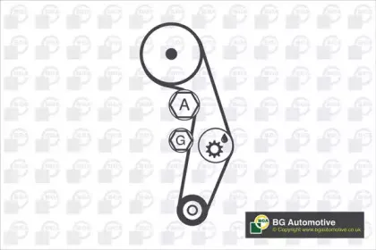 Комплект ремня ГРМ BGA купить