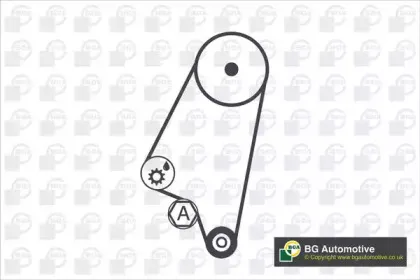 Роликовий модуль натягувача ременя (ролик, ремінь) BGA купить