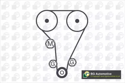 Роликовий модуль натягувача ременя (ролик, ремінь) BGA купить