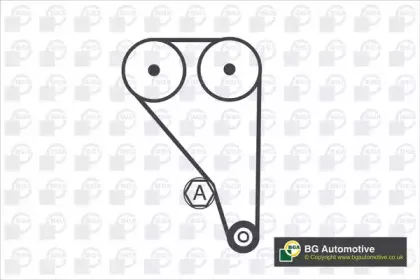 Роликовий модуль натягувача ременя (ролик, ремінь) BGA купить