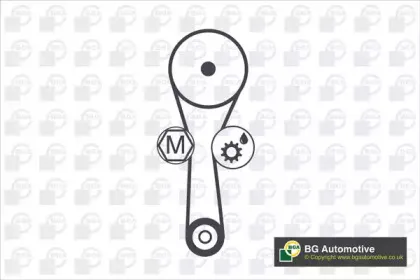 Роликовий модуль натягувача ременя (ролик, ремінь) BGA купить