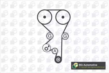 Роликовий модуль натягувача ременя (ролик, ремінь) BGA купить