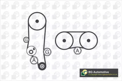 Комплект ремня ГРМ BGA купить