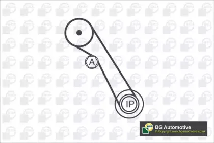 Роликовий модуль натягувача ременя (ролик, ремінь) BGA купить