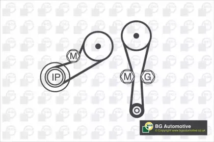 Комплект ремня ГРМ BGA купить