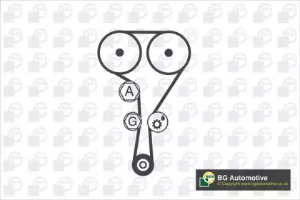 Роликовий модуль натягувача ременя (ролик, ремінь) BGA купить