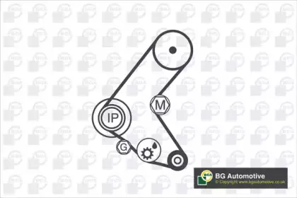 Роликовий модуль натягувача ременя (ролик, ремінь) BGA купить
