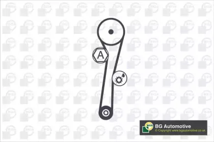 Роликовий модуль натягувача ременя (ролик, ремінь) BGA купить