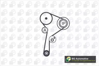 Роликовий модуль натягувача ременя (ролик, ремінь) BGA купить