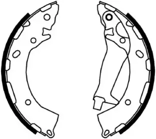 Комплект тормозных колодок JURID купить