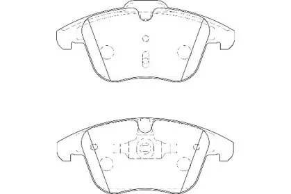 Комплект тормозных колодок, дисковый тормоз JURID купить