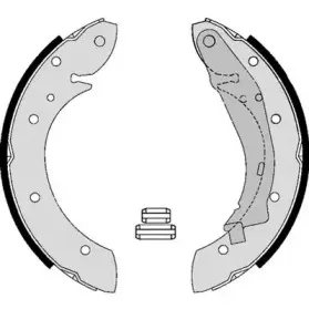 Комплект тормозных колодок JURID купить