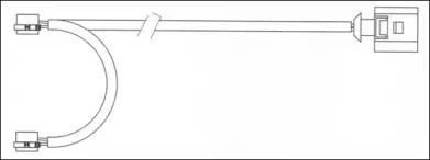 Сигнализатор, износ тормозных колодок JURID купить