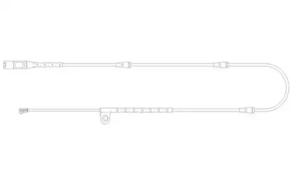Сигнализатор, износ тормозных колодок JURID купить