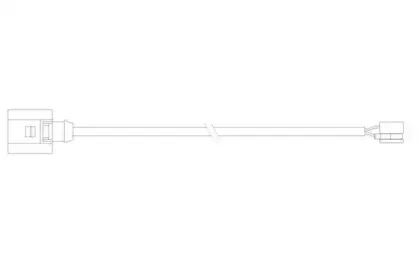 Сигнализатор, износ тормозных колодок JURID купить