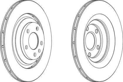 Гальмівний диск задній Audi A6 (2004->) JURID купить