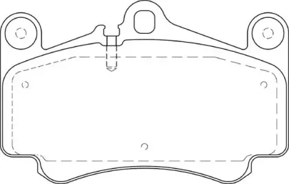 Комплект тормозных колодок, дисковый тормоз JURID купить